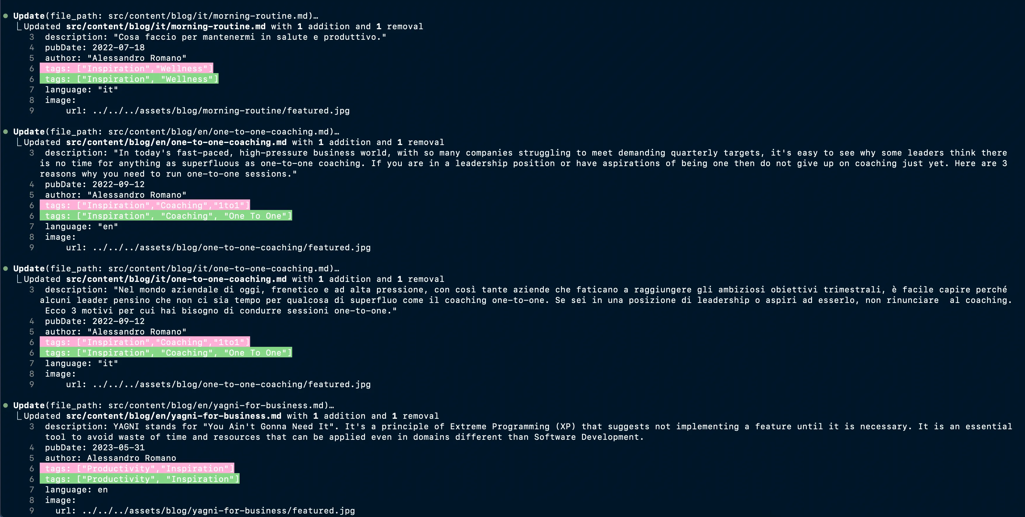 Claude Code interface