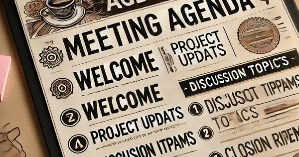 Meeting agenda